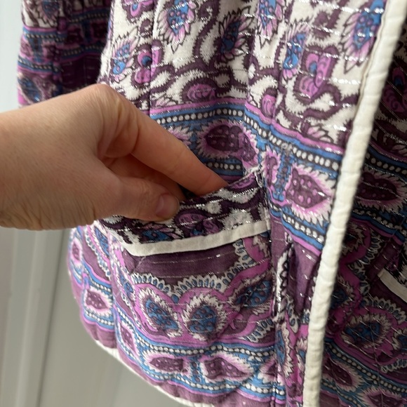 Vintage quilted Indian cotton jacket - Picture 3 of 9
